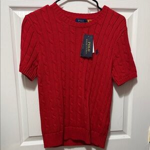 Ralph Lauren Vibrant Red Knit Sweater